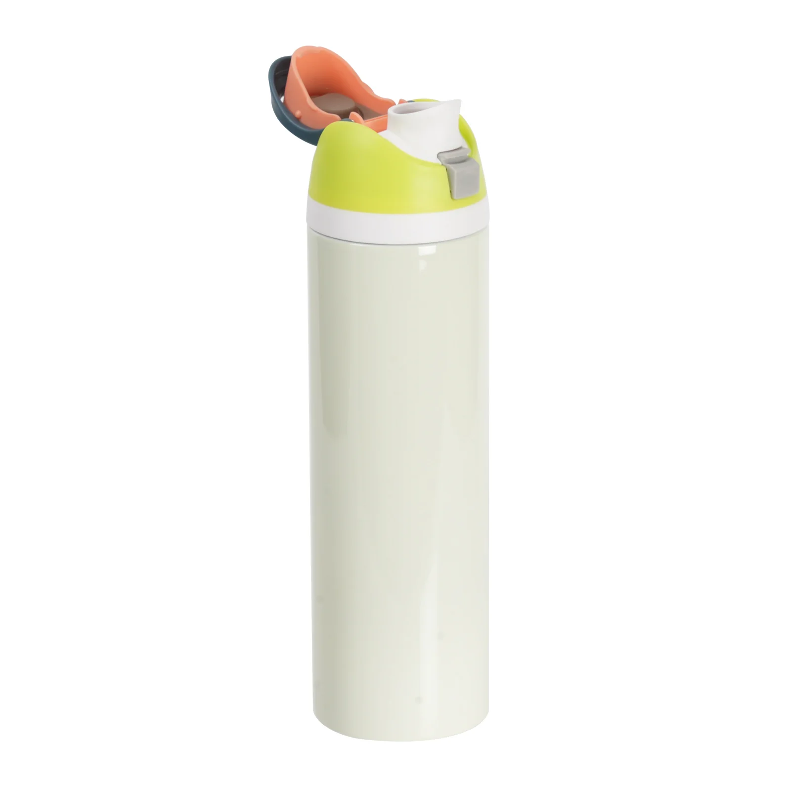 32oz/960ml SS Water Bottle with Flip One Touch Portable Lid (White) thumbnail 6