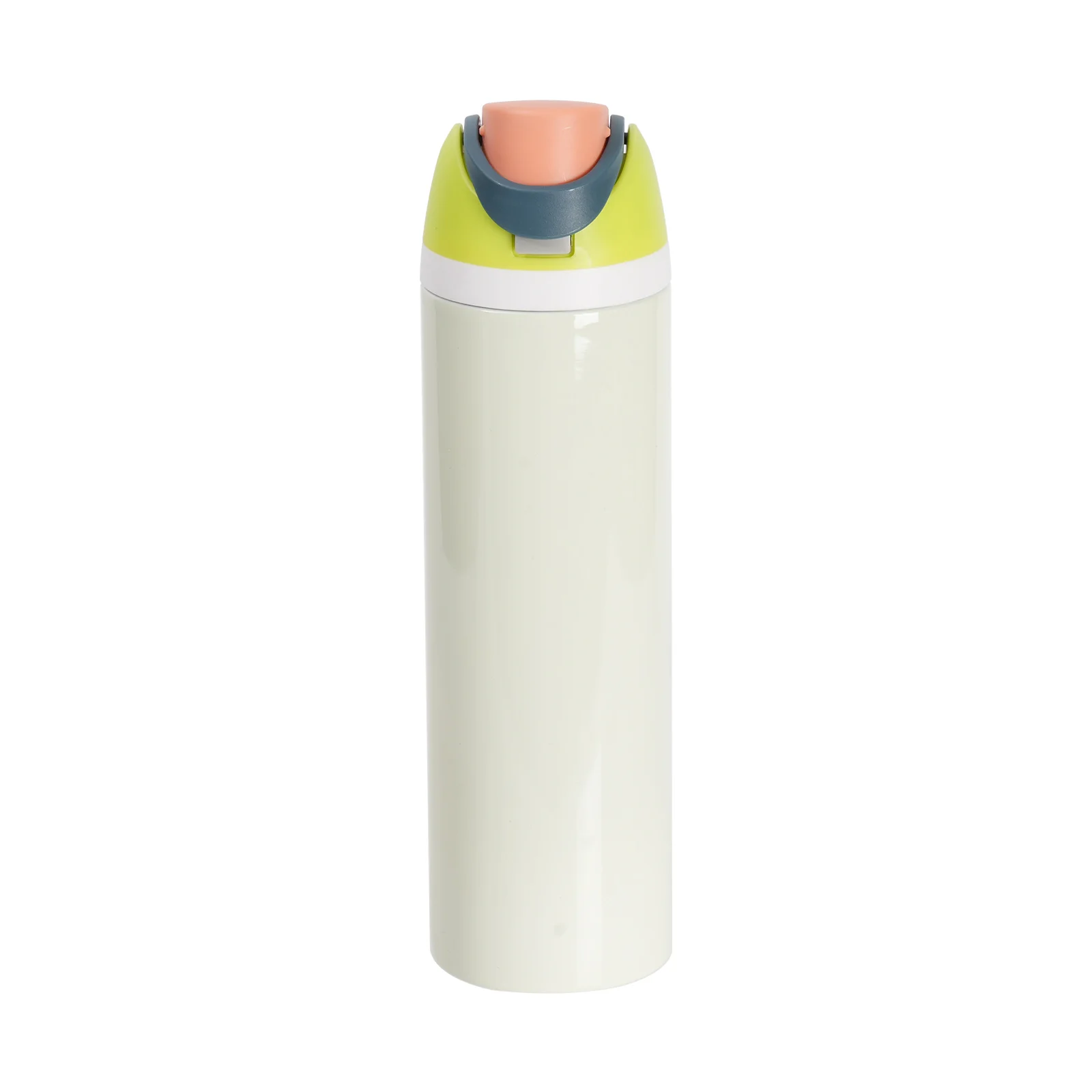 32oz/960ml SS Water Bottle with Flip One Touch Portable Lid (White) thumbnail 1