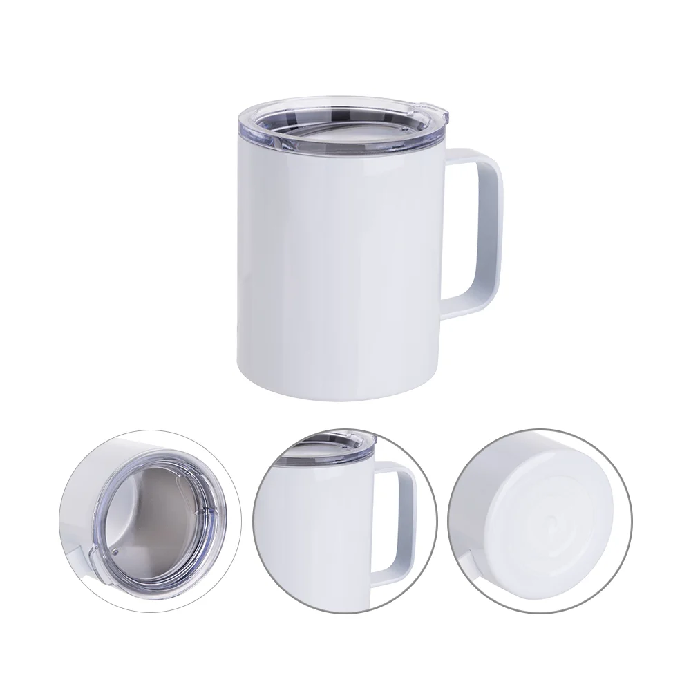 Stainless Steel Mug-Seamless(10oz/300ml,Sublimation blank,White) thumbnail 4