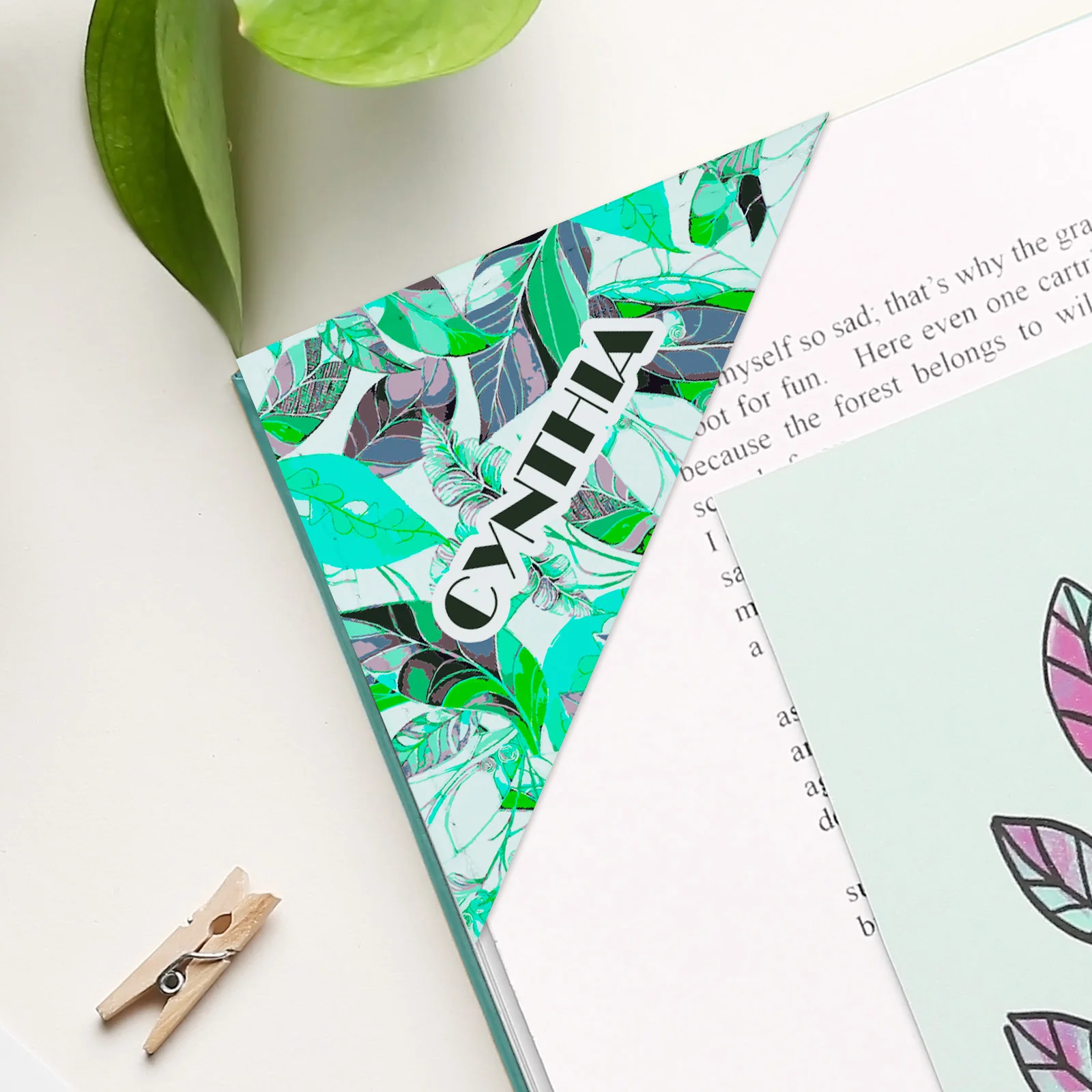 White Sublimation Bookmark (6*6*cm, PU Leather) thumbnail 6