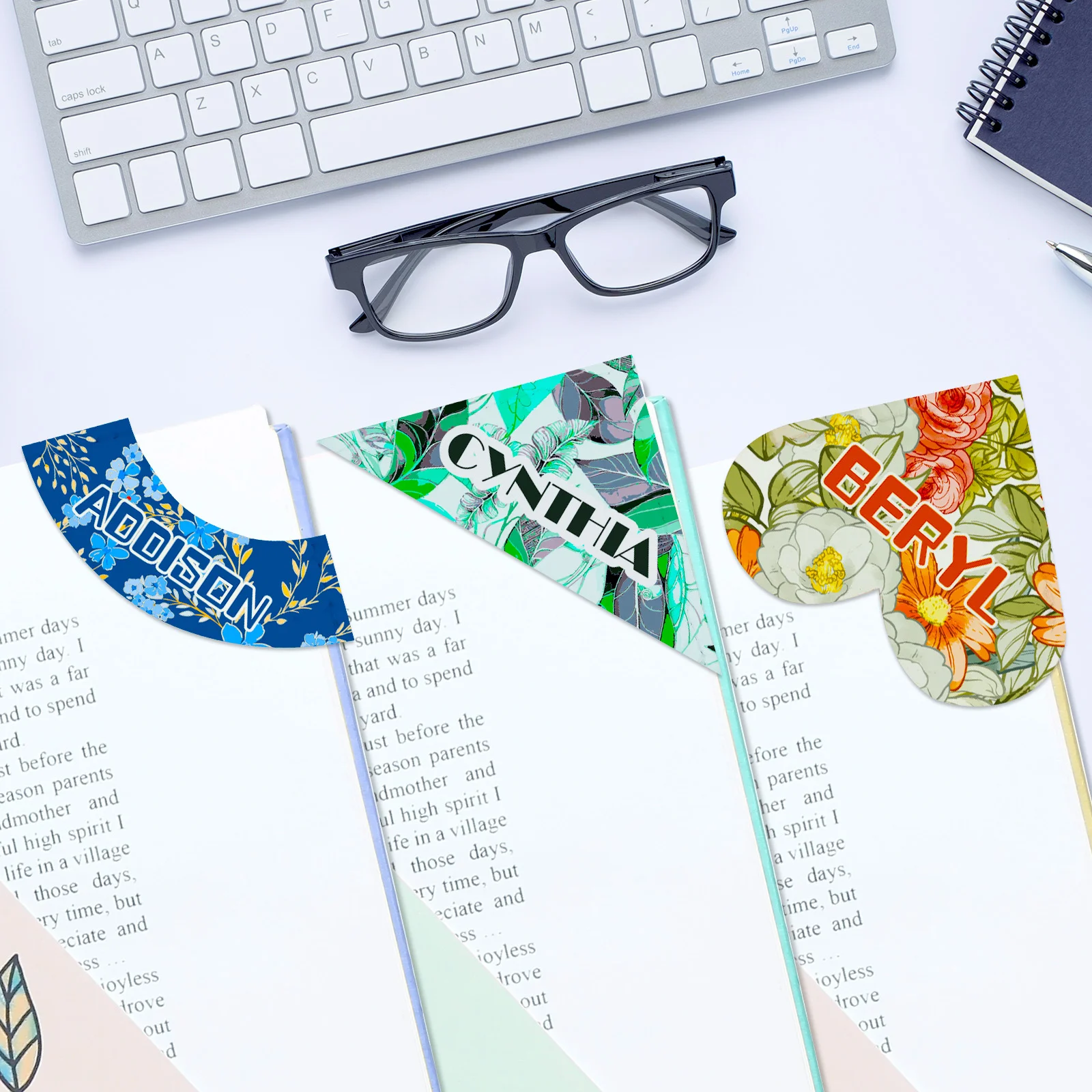 White Sublimation Bookmark (6*6*cm, PU Leather) thumbnail 7