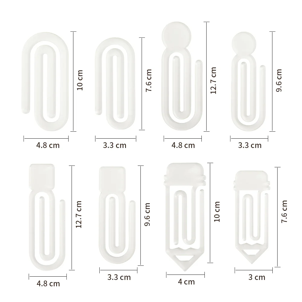 Sublimation Acrylic Paper Clip Bookmark thumbnail 4