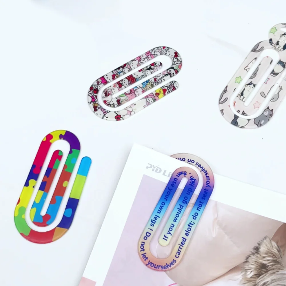 Sublimation Acrylic Paper Clip Bookmark thumbnail 5