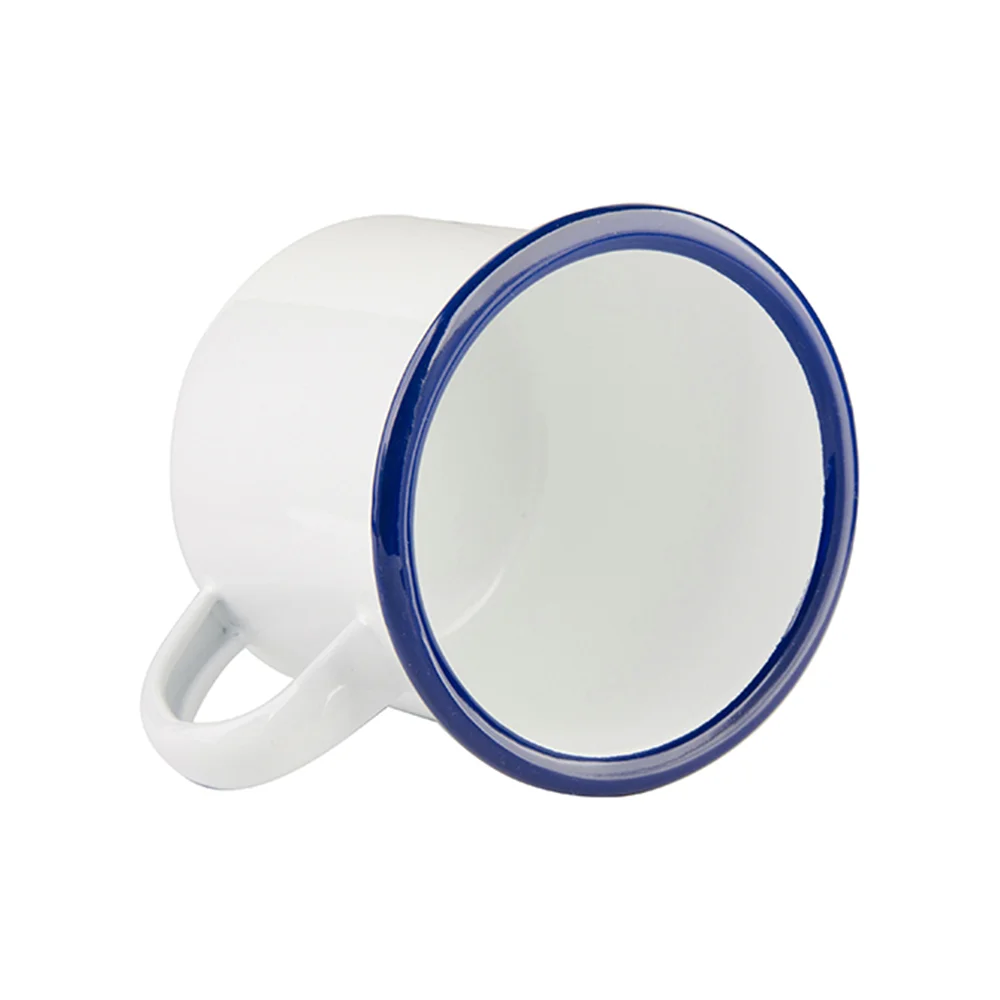 12oz/360ml Enamel Mug(Blue Edge) thumbnail 3