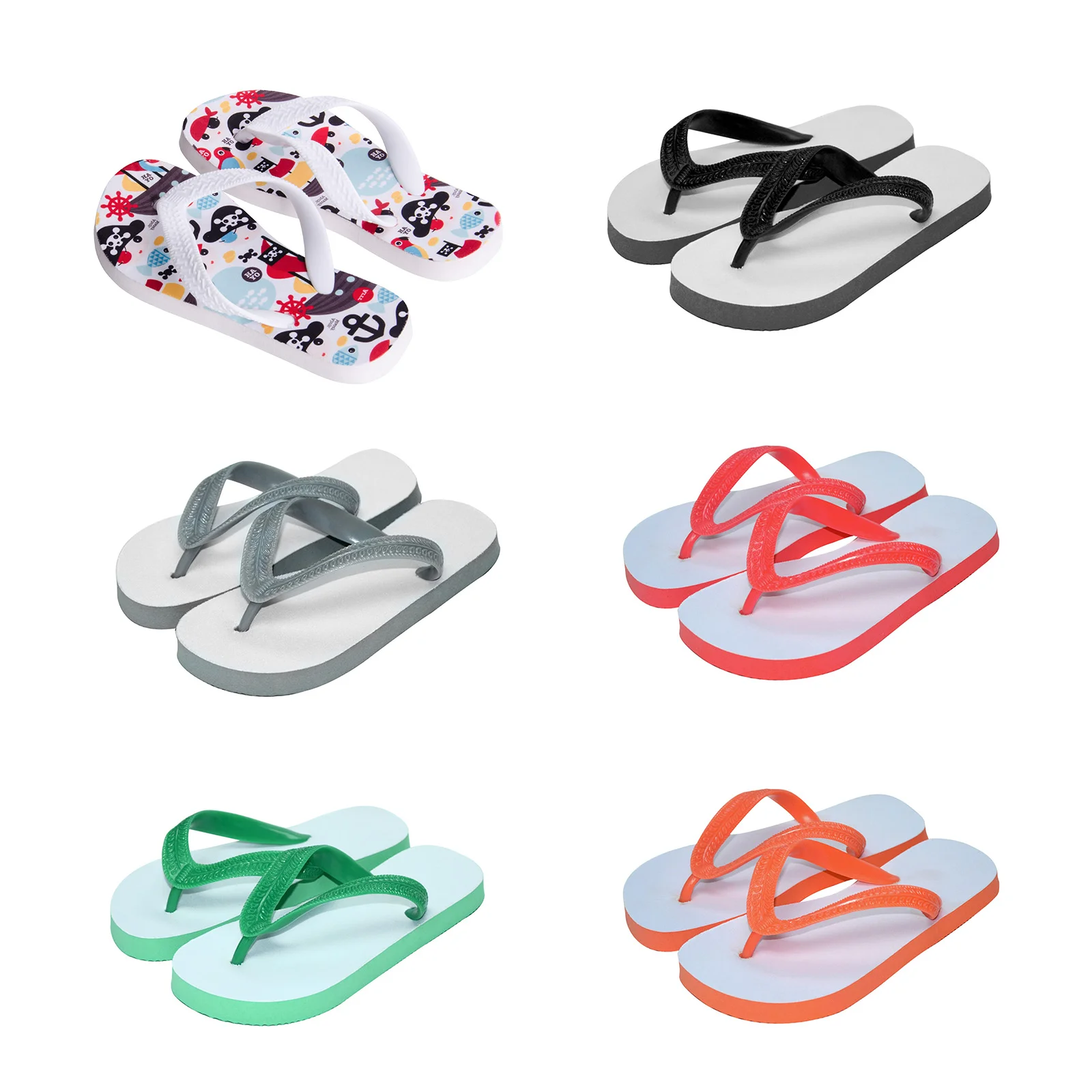 Adult Sublimation Flip Flops (Mix Size) thumbnail 5