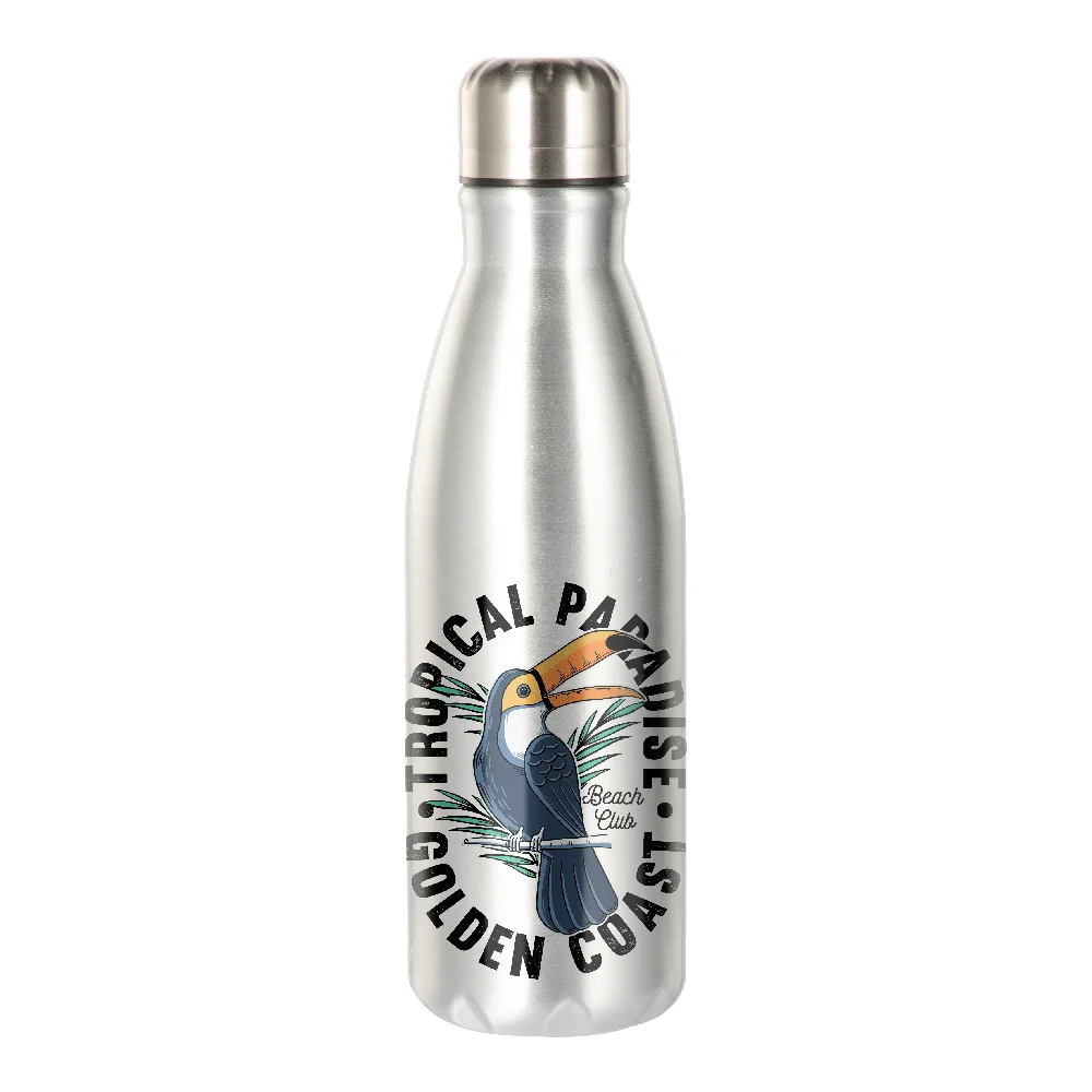 Aluminum Cola Shaped Bottle(22oz/650ml,Sublimation blank,Silver) thumbnail 2
