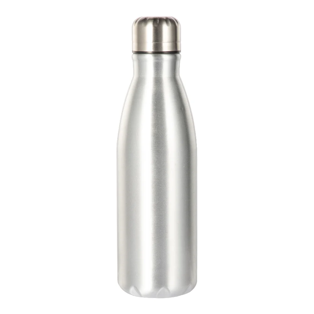 Aluminum Cola Shaped Bottle(22oz/650ml,Sublimation blank,Silver) thumbnail 1
