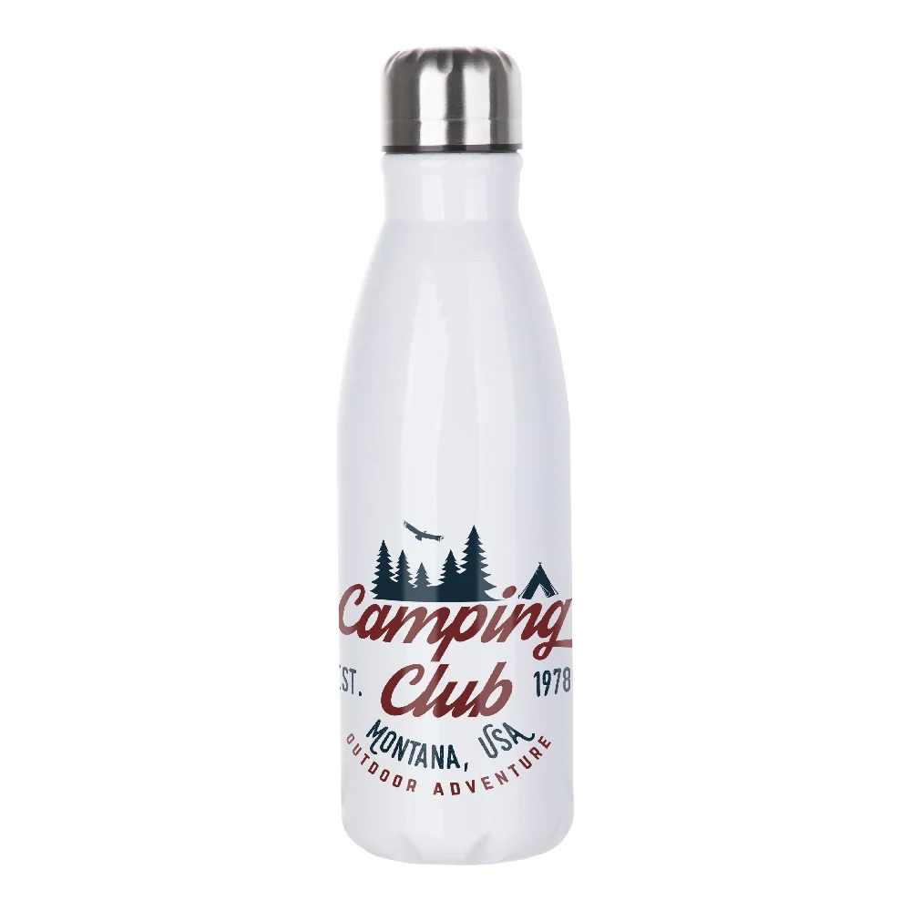 Aluminum Cola Shaped Bottle(22oz/650ml,Sublimation blank,White) thumbnail 2