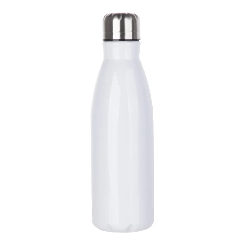 Aluminum Cola Shaped Bottle(22oz/650ml,Sublimation blank,White) thumbnail 1