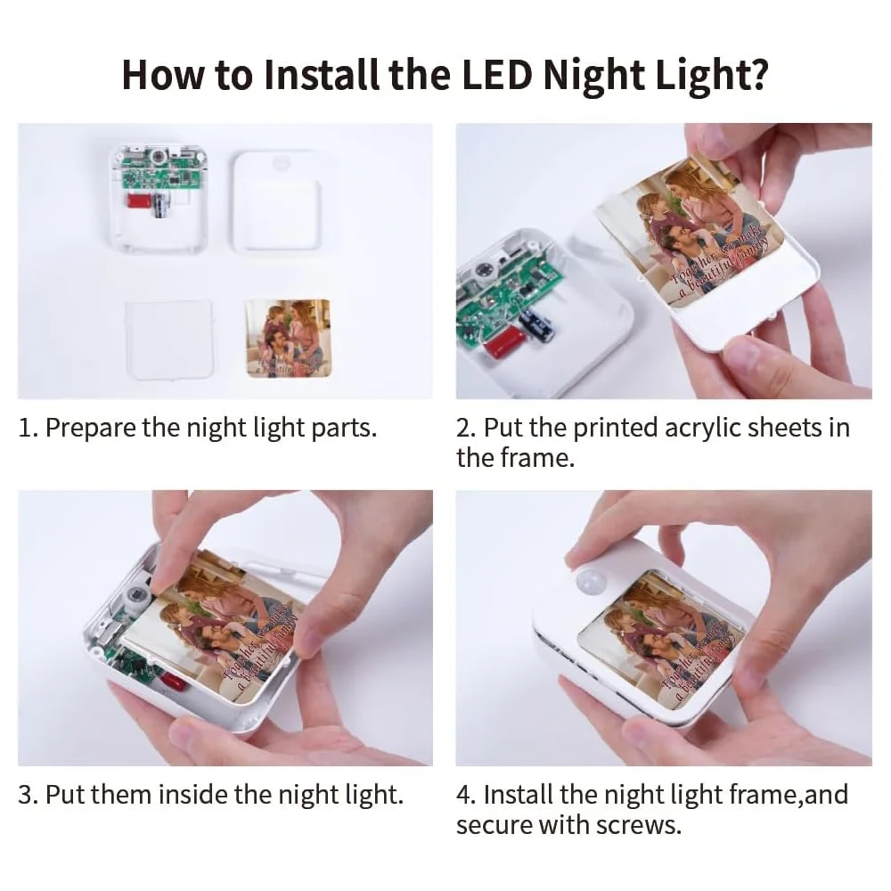 Sublimation LED Motion Sensor Night Light thumbnail 8
