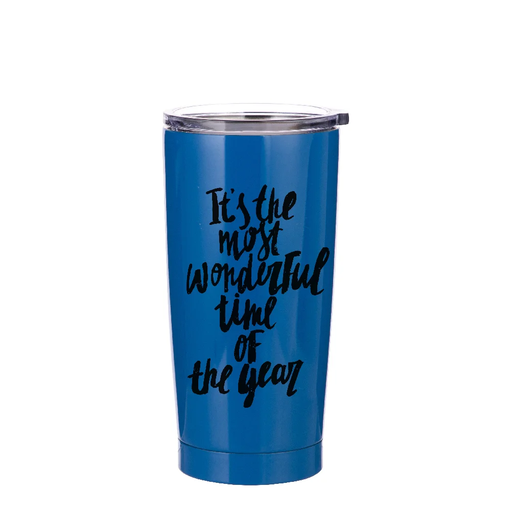 Stainless Steel Tumbler(20oz/600ml,Sublimation blank,Blue) thumbnail 2