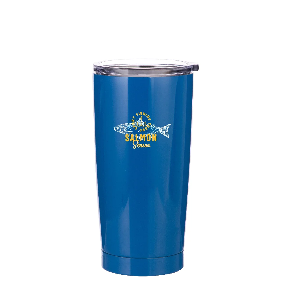 Stainless Steel Tumbler(20oz/600ml,Sublimation blank,Blue) thumbnail 4