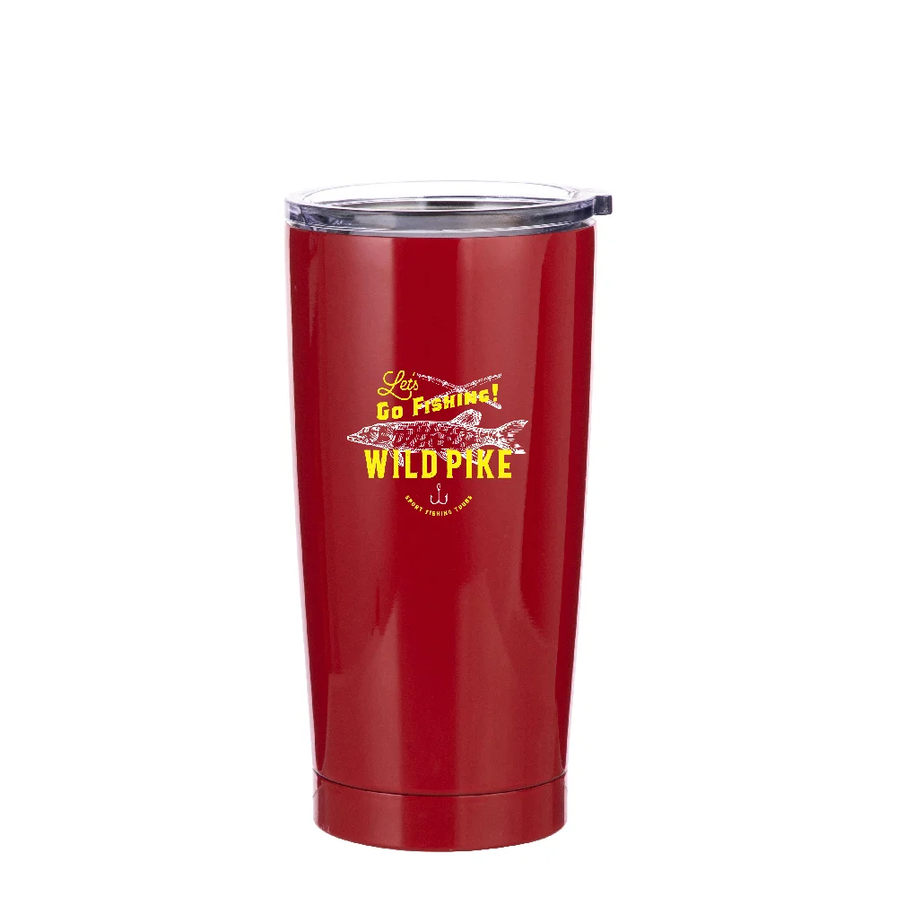 Stainless Steel Tumbler(20oz/600ml,Sublimation blank,Red) thumbnail 3