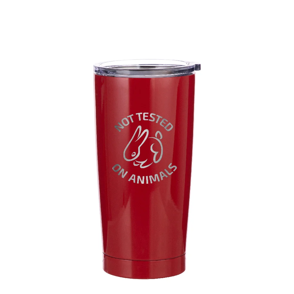 Stainless Steel Tumbler(20oz/600ml,Sublimation blank,Red) thumbnail 4