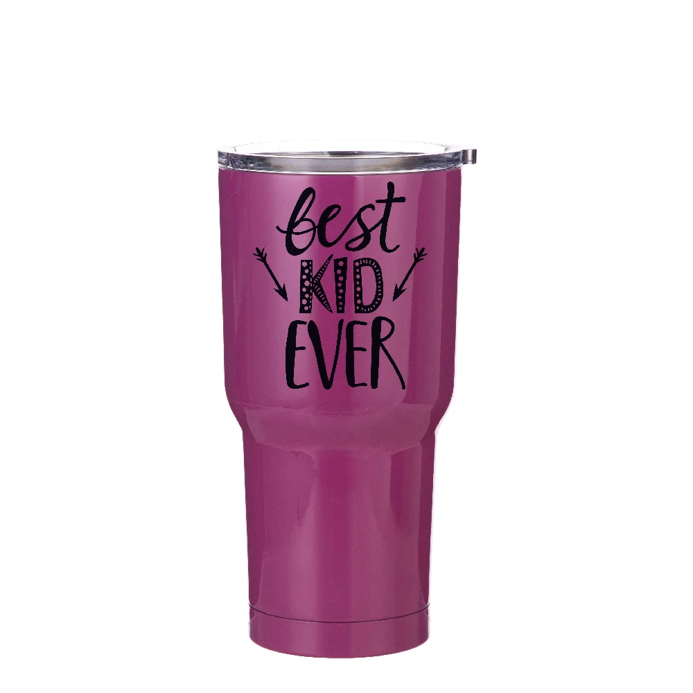 Stainless Steel Tumbler(30oz/900ml,Sublimation blank,Purple) thumbnail 2