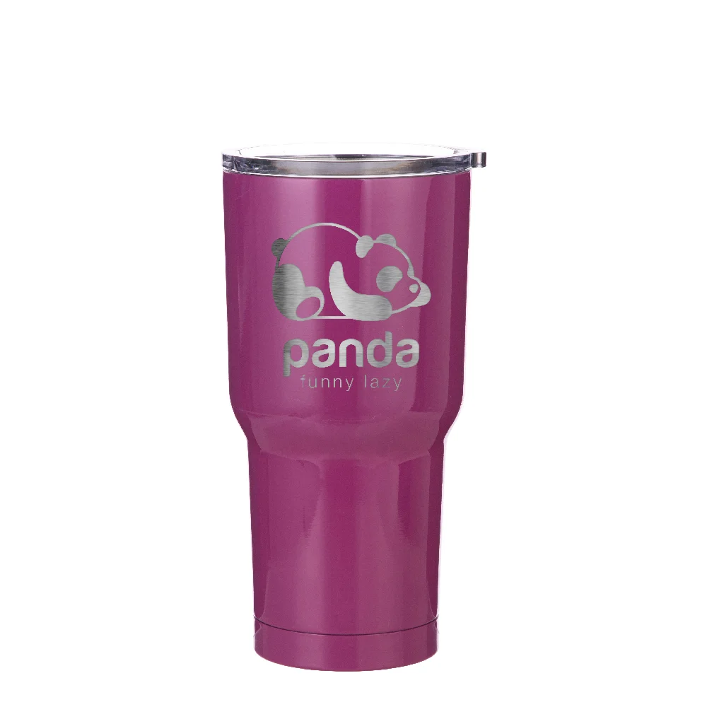 Stainless Steel Tumbler(30oz/900ml,Sublimation blank,Purple) thumbnail 4
