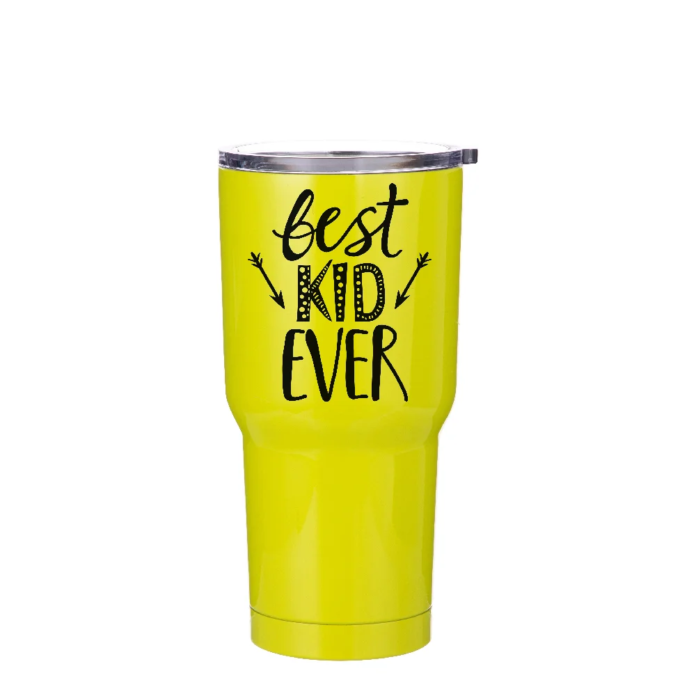 Stainless Steel Tumbler(30oz/900ml,Sublimation blank,Lemon Green) thumbnail 2