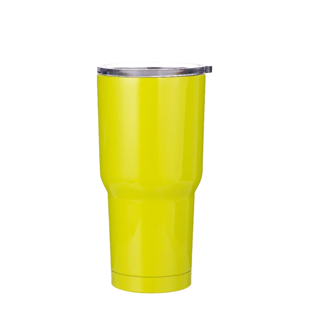 Stainless Steel Tumbler(30oz/900ml,Sublimation blank,Lemon Green) thumbnail 1
