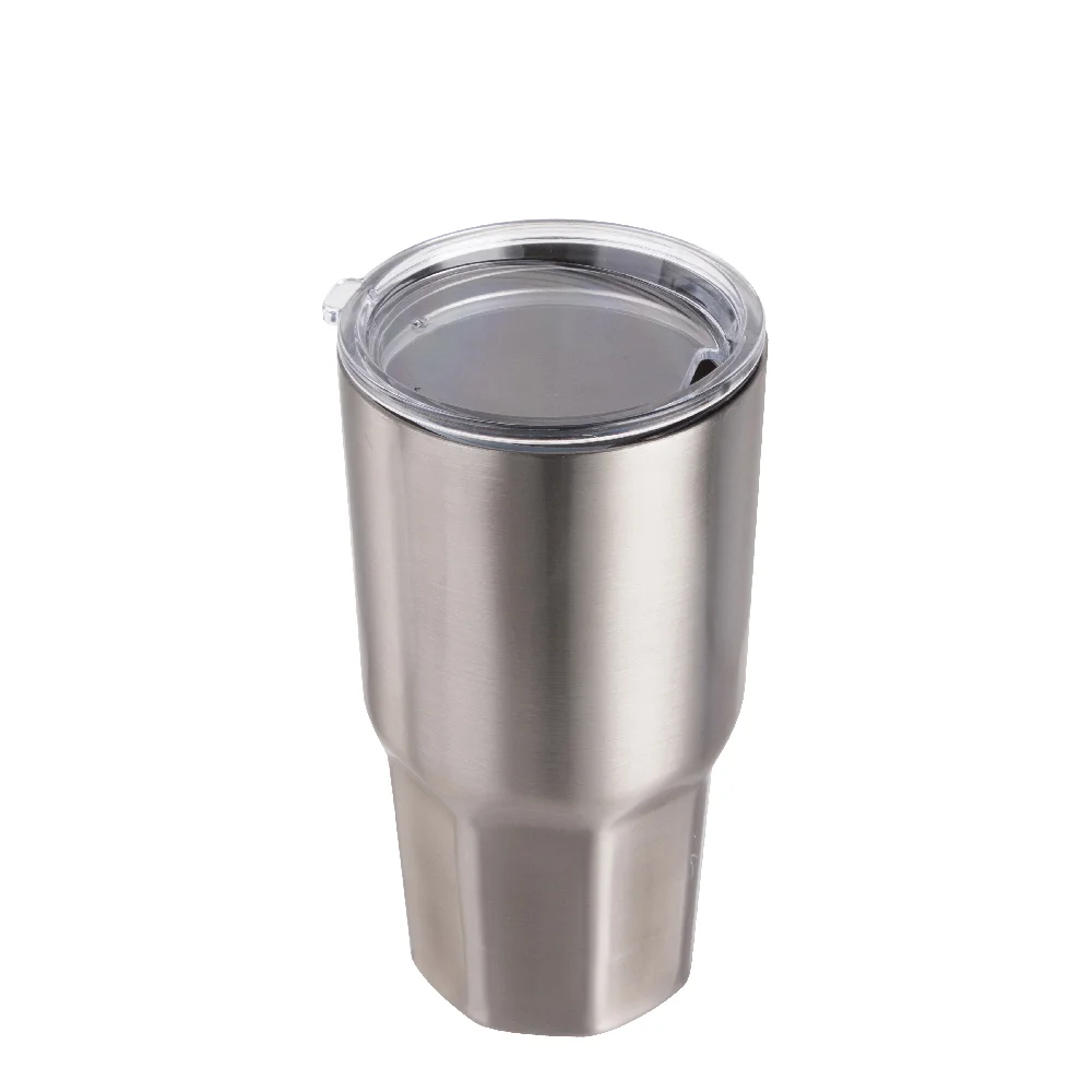 30oz Stainless Steel Large Tumbler(Other,Sublimation blank,Silver) thumbnail 3