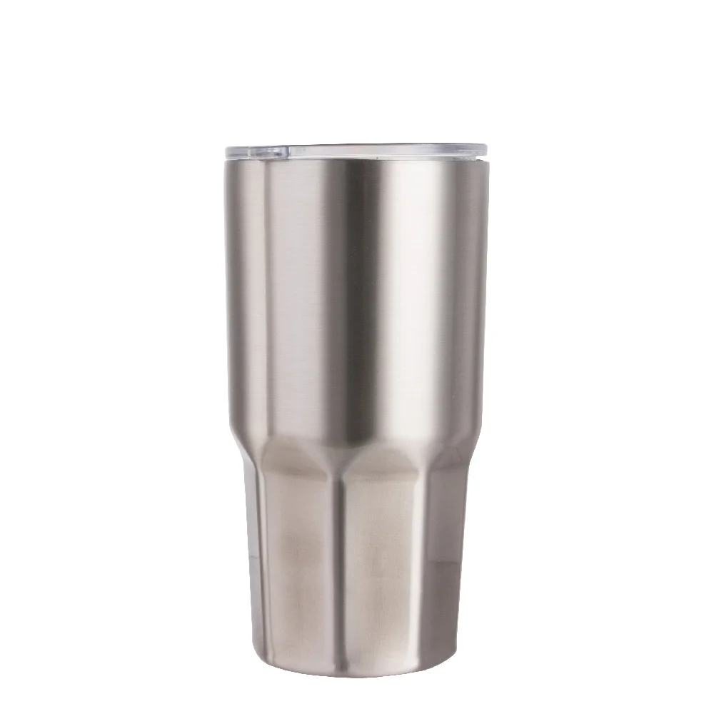 30oz Stainless Steel Large Tumbler(Other,Sublimation blank,Silver) thumbnail 1