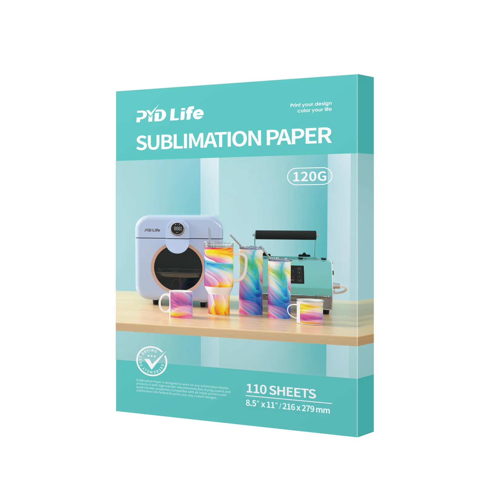 Premium Sublimation Paper (8.5x11Inch, 110sheets, 120g) thumbnail 2