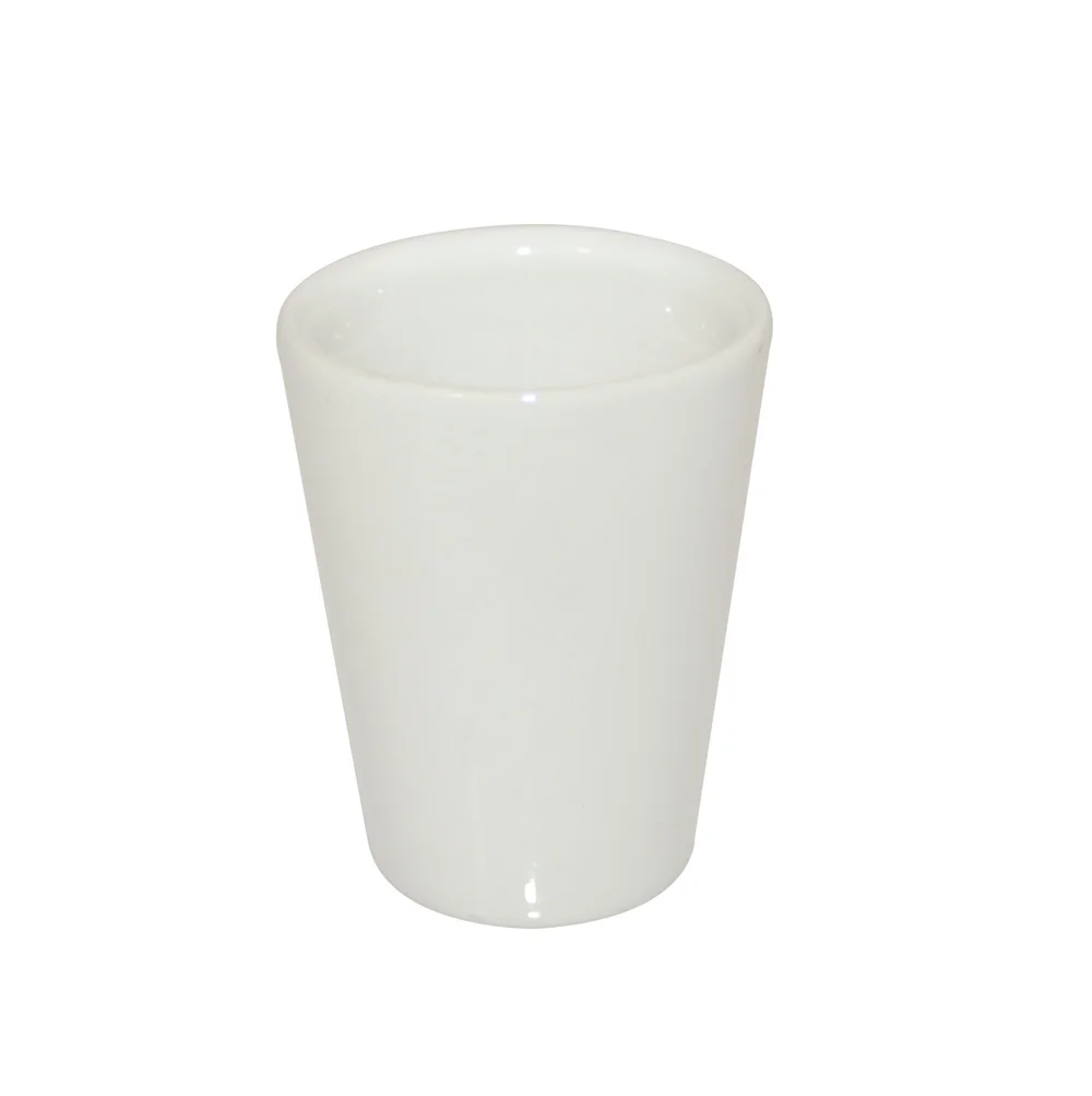 1.5oz Blank Sublimation Ceramic Shot Mug Glossy White thumbnail 1