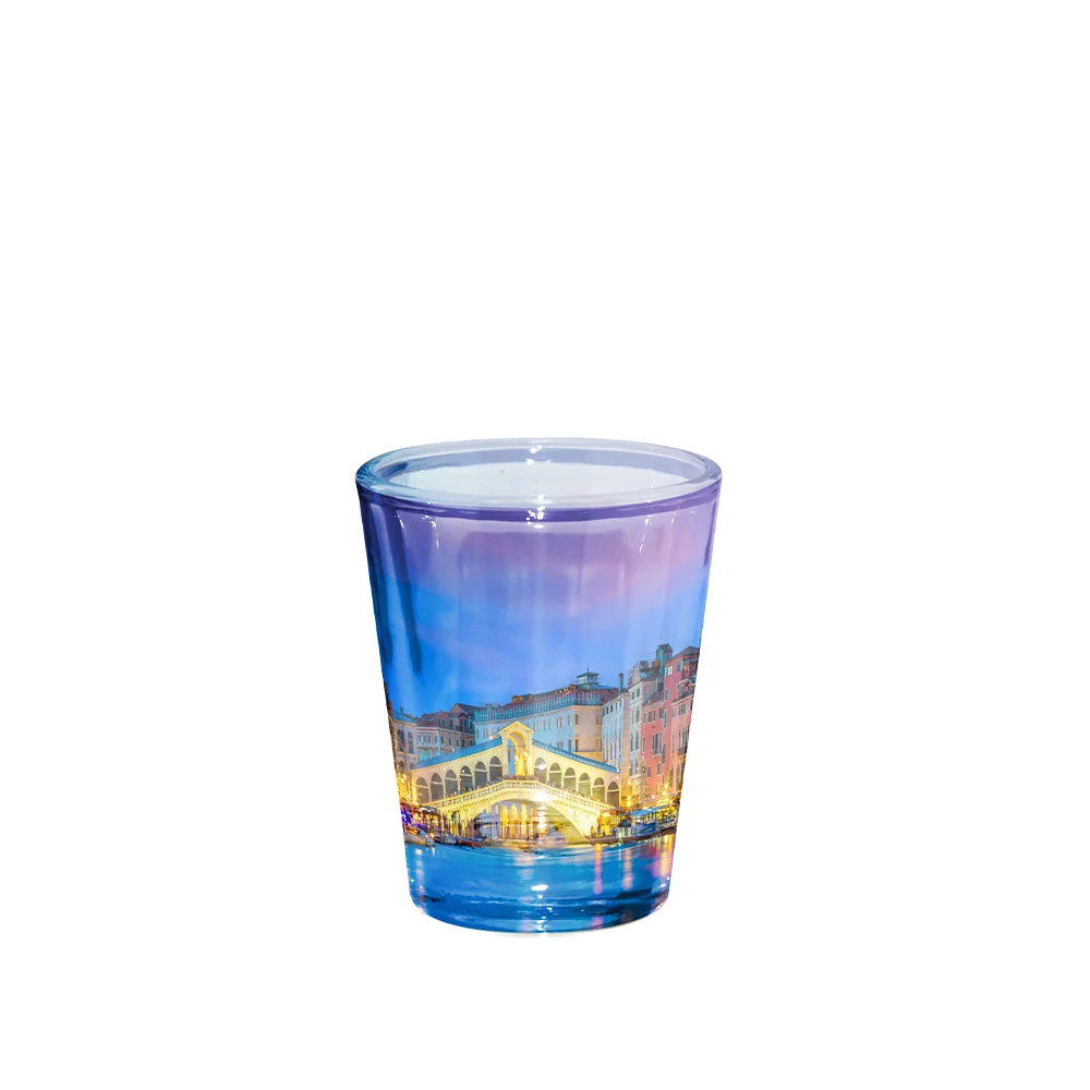 1.5oz Blank Sublimation Glass Shot Mug Clear thumbnail 2