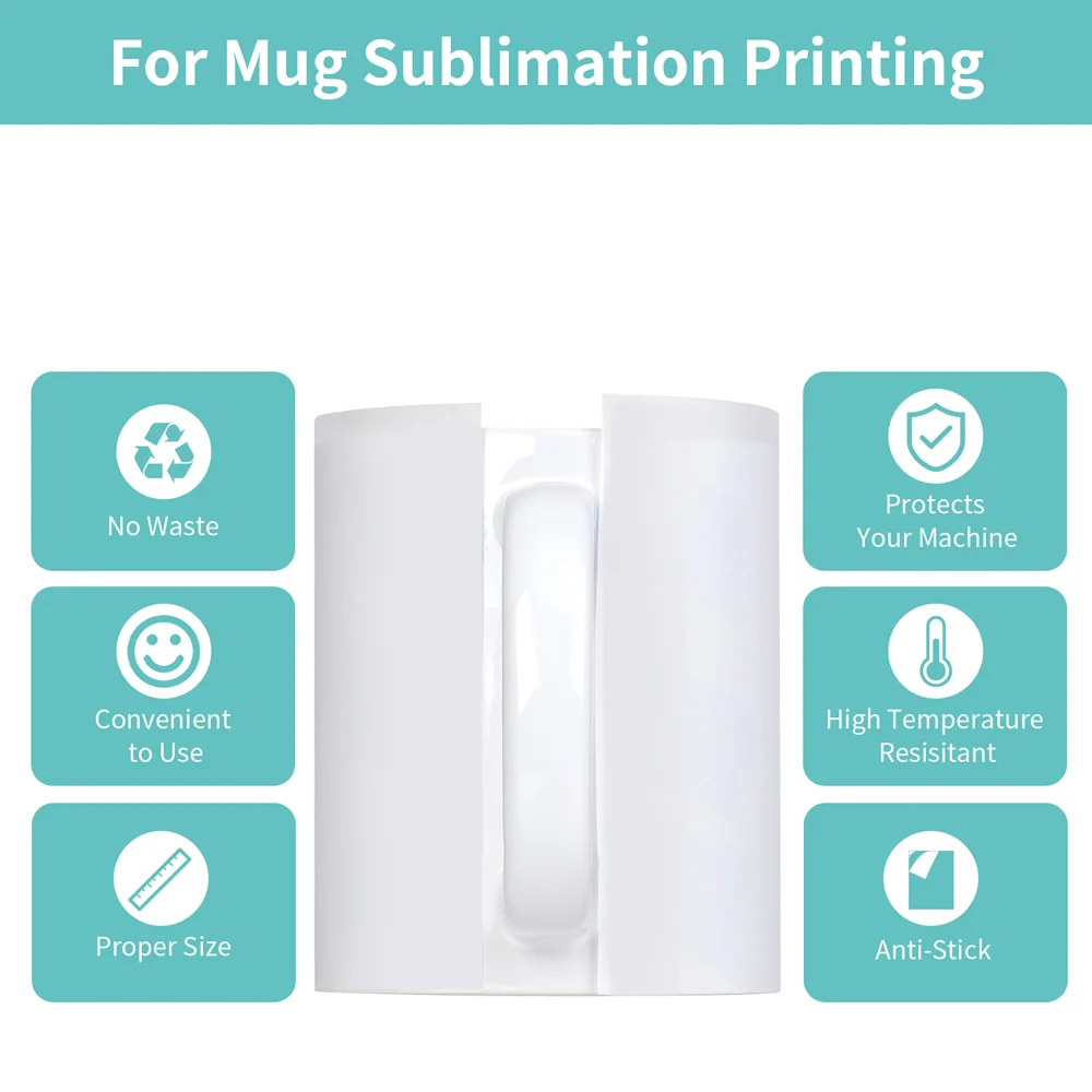 Butcher Paper 3.9 X 9.4 Inch Fit 11 OZ Mugs Print 210 Sheets thumbnail 3