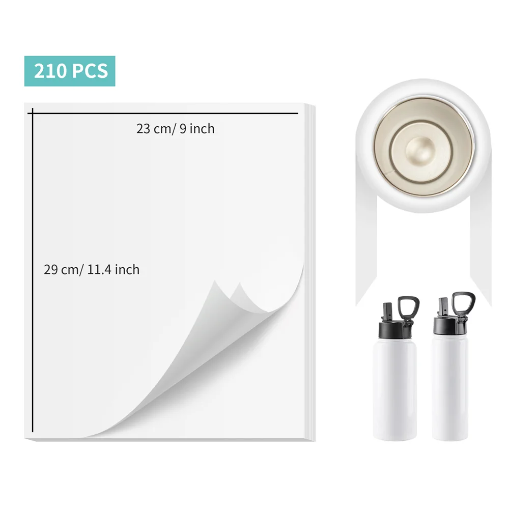 Butcher Paper 9 X 11.4 Inch Fit 32 OZ Water Bottles Print 210 Sheets thumbnail 5