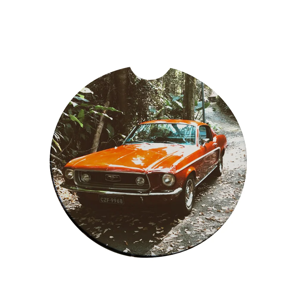 Sublimation Car Cup Coaster (φ6.5cm/2.6") thumbnail 2