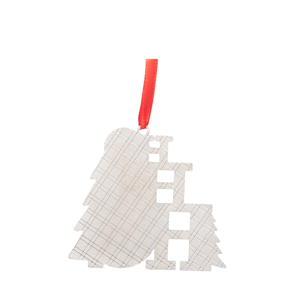 3" Metal Christmas Tree Ornament thumbnail 3