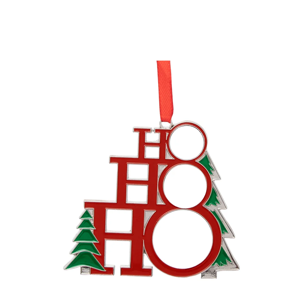 3" Metal Christmas Tree Ornament thumbnail 1