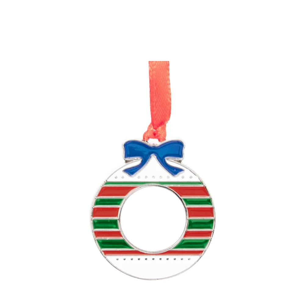 3" Metal Christmas Ball Ornament