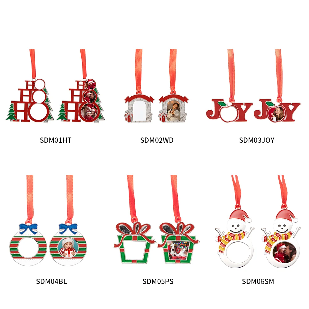 3" Metal Christmas Snowman Ornament thumbnail 4