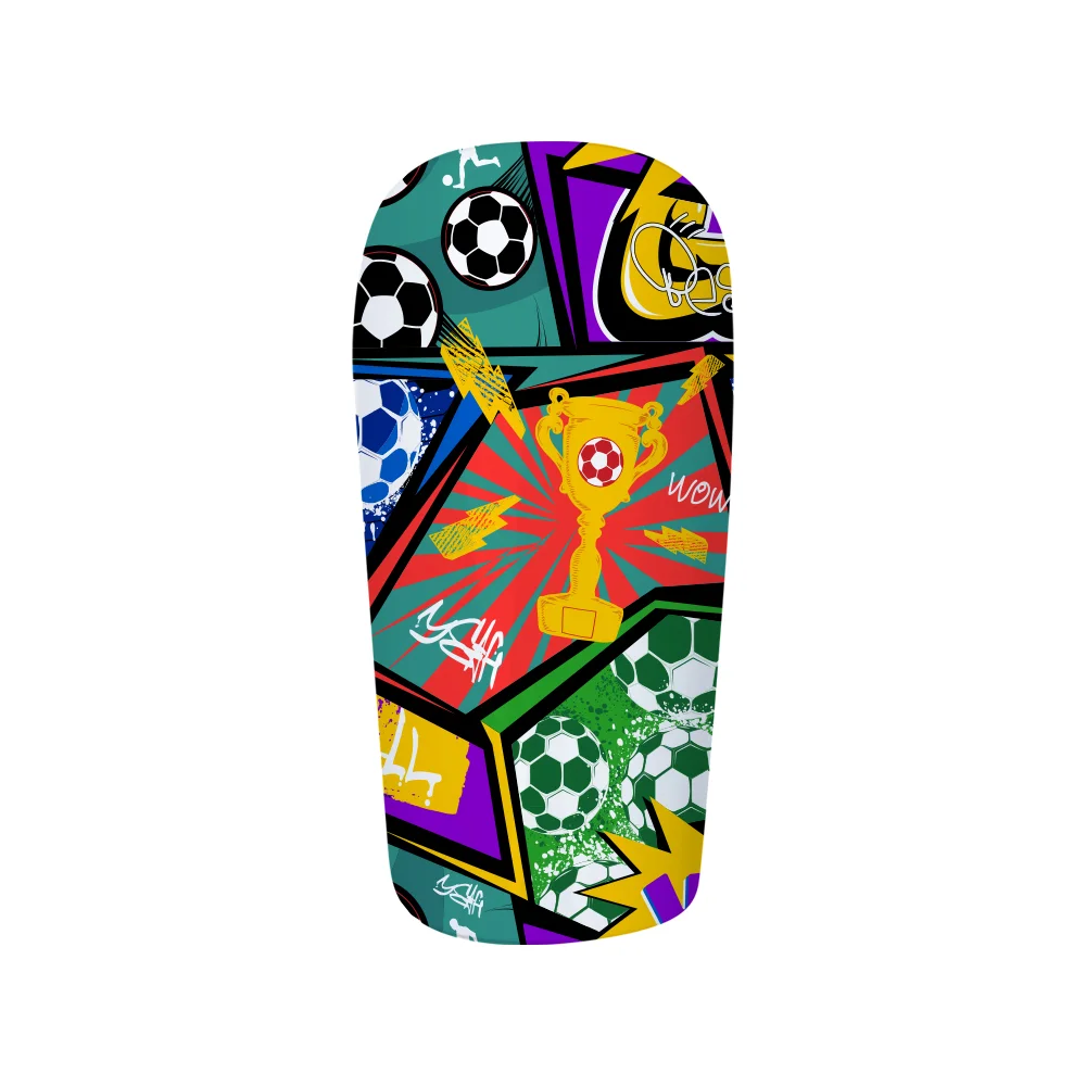Sublimation 3D Soccer Shin Guards (S)