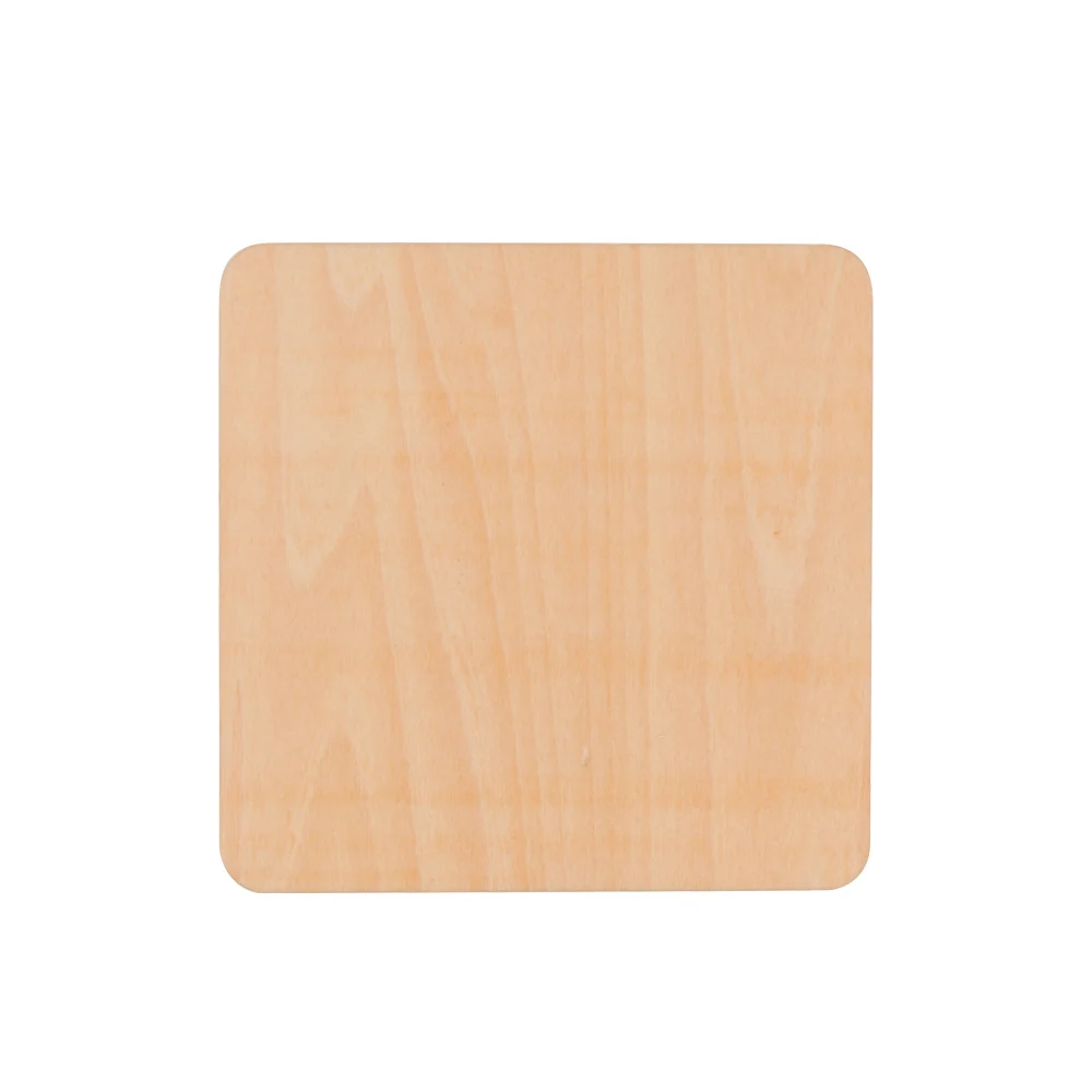 Sublimation Square Plywood Coaster (9.5*9.5cm)