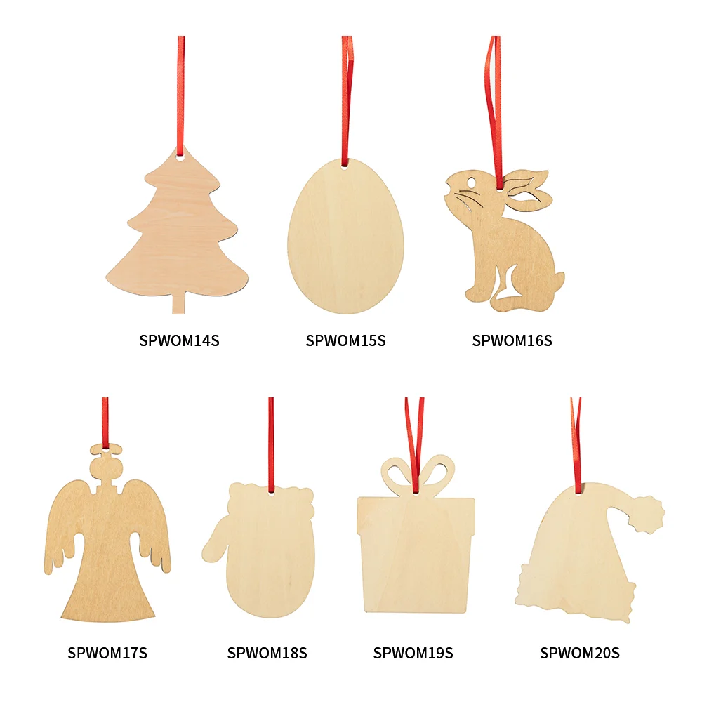 Sublimation Double-Sided Plywood Ornament(Angel) thumbnail 5