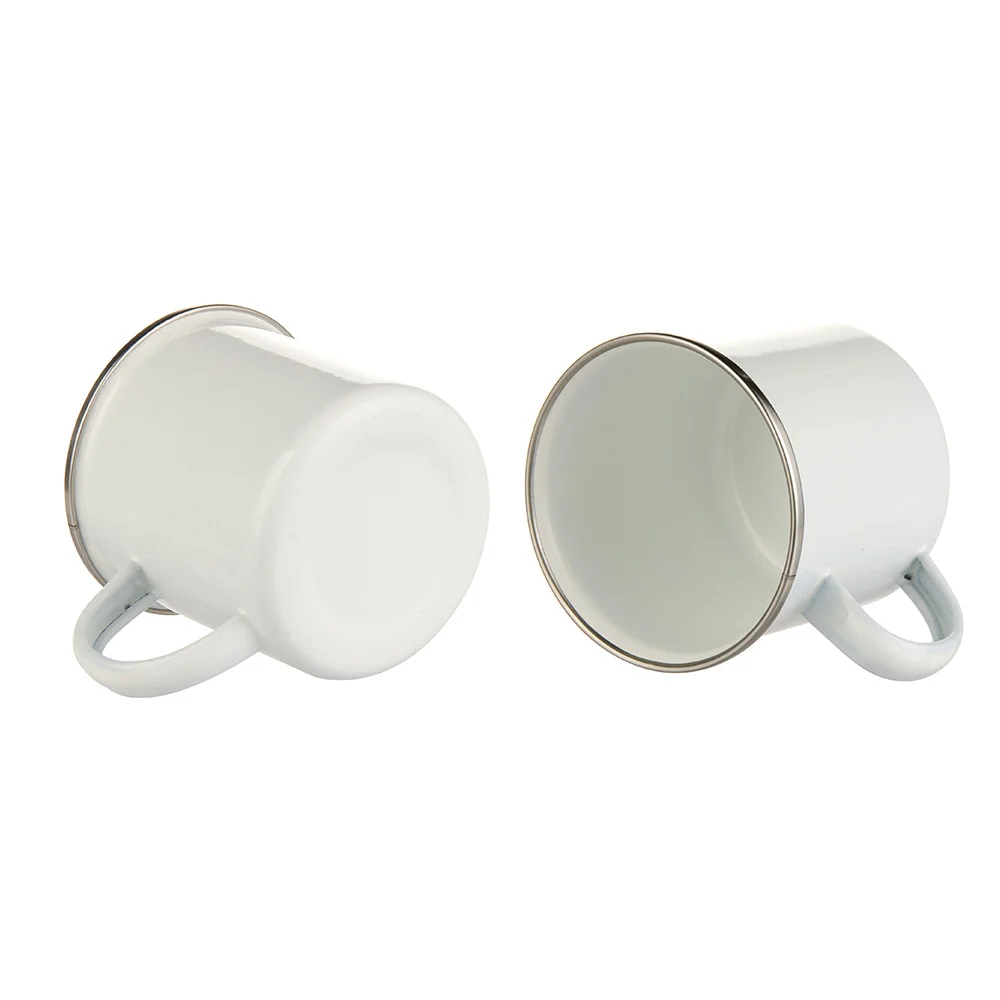Sublimation Camping Enamel Mug White 12 OZ thumbnail 4