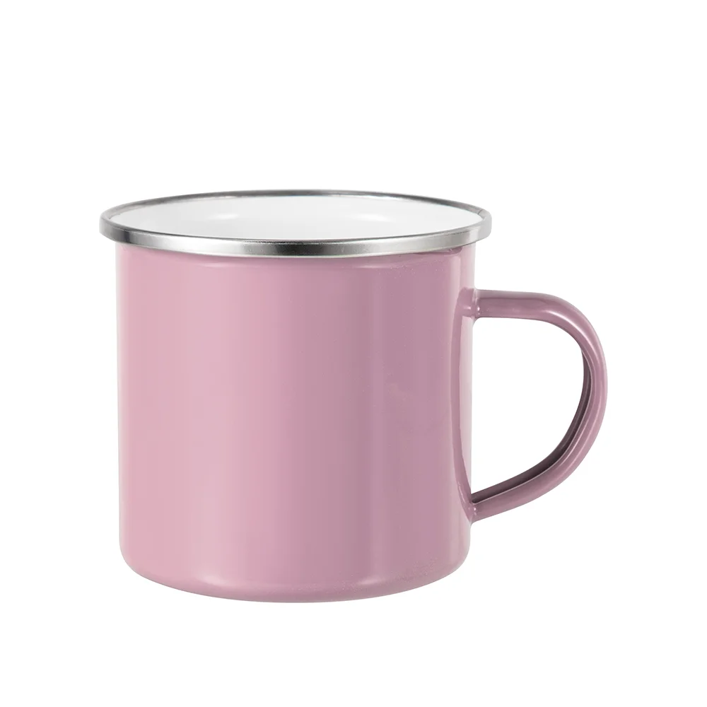 12oz/360ml Sublimation Enamel Camping Mug (Pink) thumbnail 1