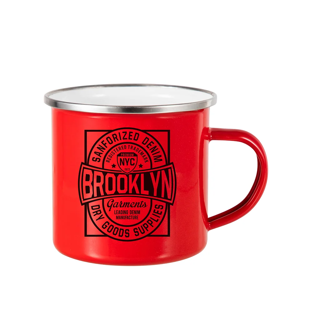 12oz/360ml Sublimation Enamel Camping Mug (Red) thumbnail 2