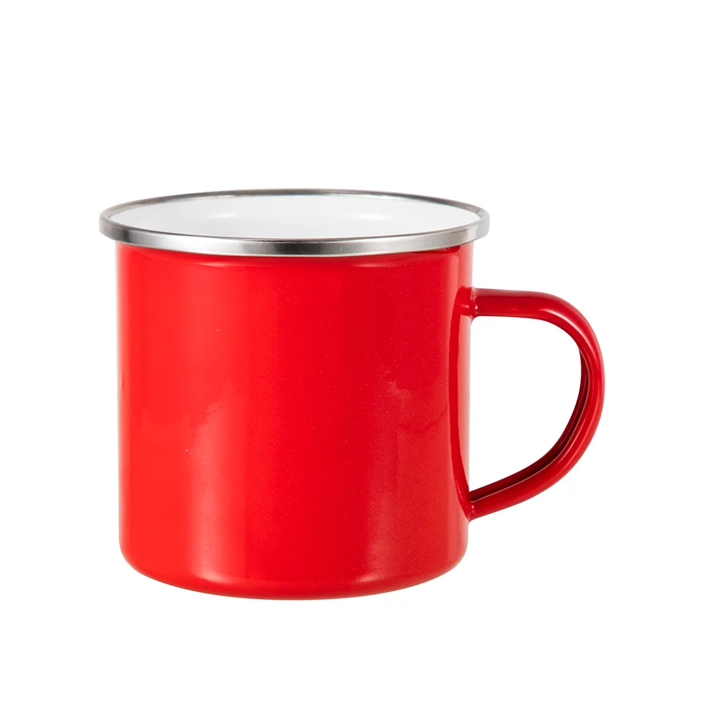 12oz/360ml Sublimation Enamel Camping Mug (Red) thumbnail 1