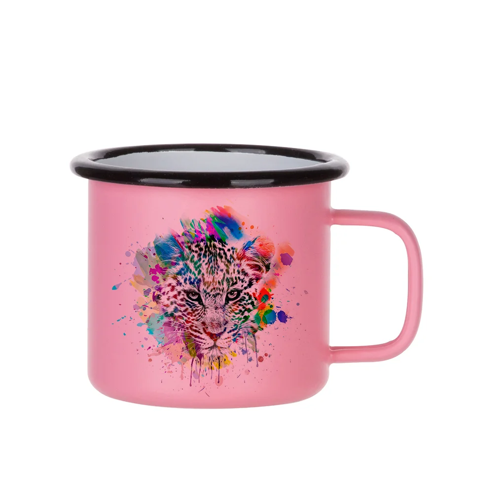 12oz/360ml Enamel Mug(Matt Pink) thumbnail 2