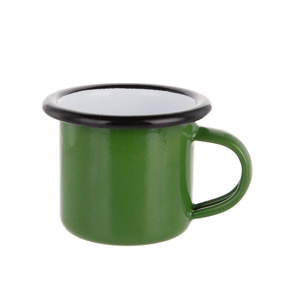 3oz/100ml Colored Enamel Mug(Green) thumbnail 1
