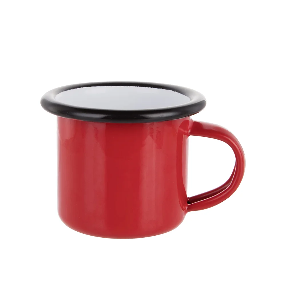 3oz/100ml Colored Enamel Mug(Red) thumbnail 1